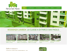 Tablet Screenshot of parcosanpaolo.com